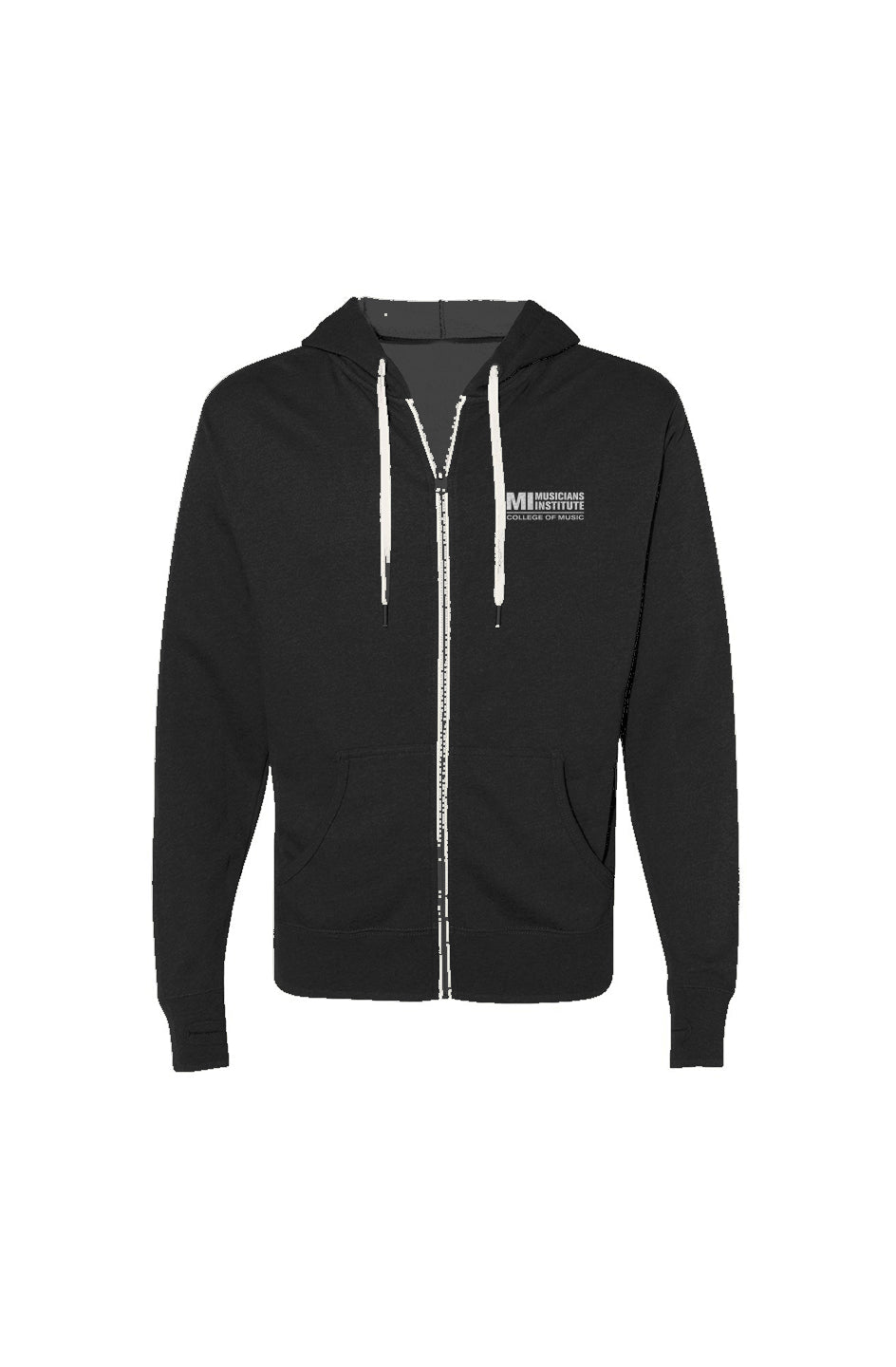 Heathered French Terry Full-Zip Hooded Sweatshirt