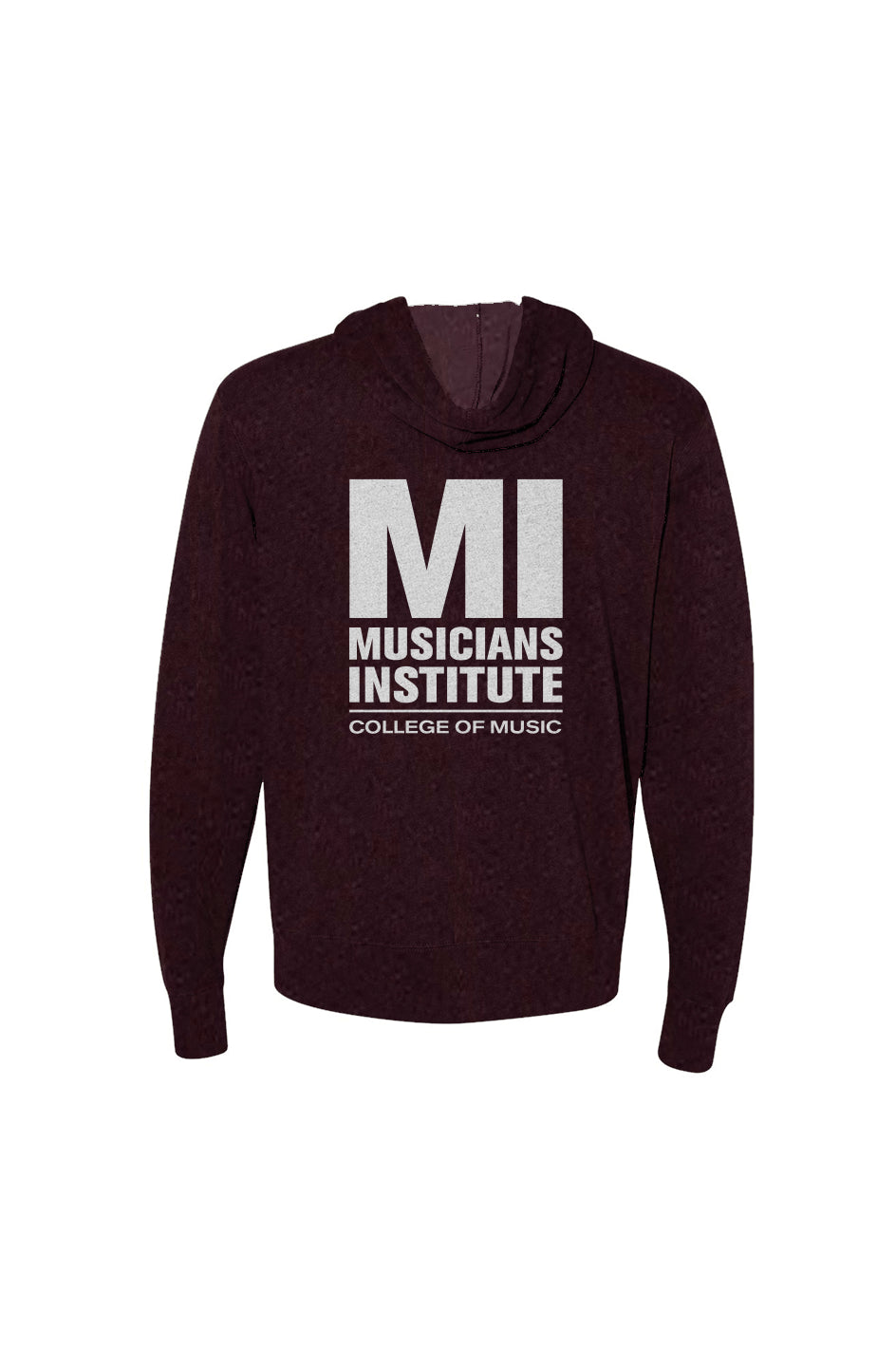 Heathered French Terry Full-Zip Hooded Sweatshirt