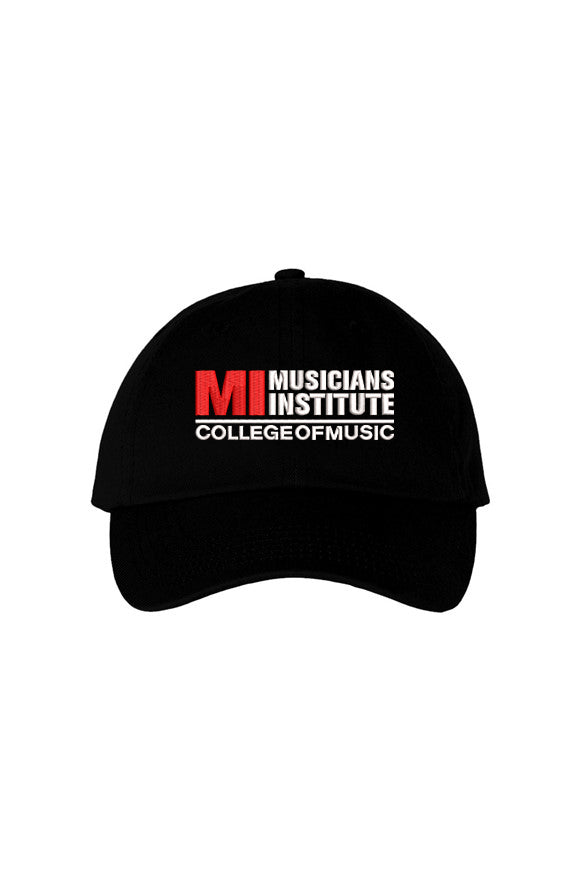 Unisex Embroidered MI Logo Dad Hat - White Classic Logo