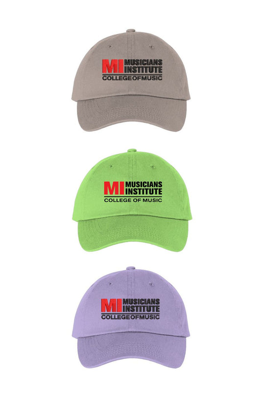 Unisex Embroidered MI Logo Dad Hat - Black Classic Logo