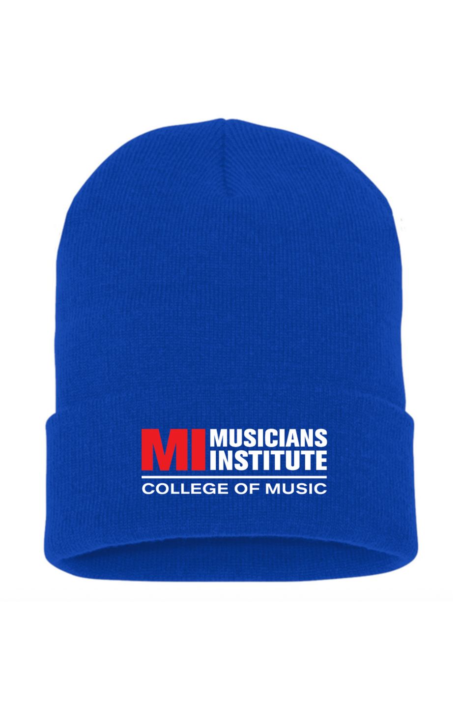 Unisex Embroidered MI Logo Cuffed Beanie - Classic Logo