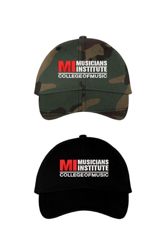 Unisex Embroidered MI Logo Dad Hat - White Classic Logo